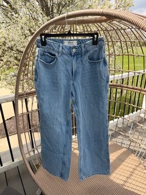 Hollister curvy mid rise baggy jeans